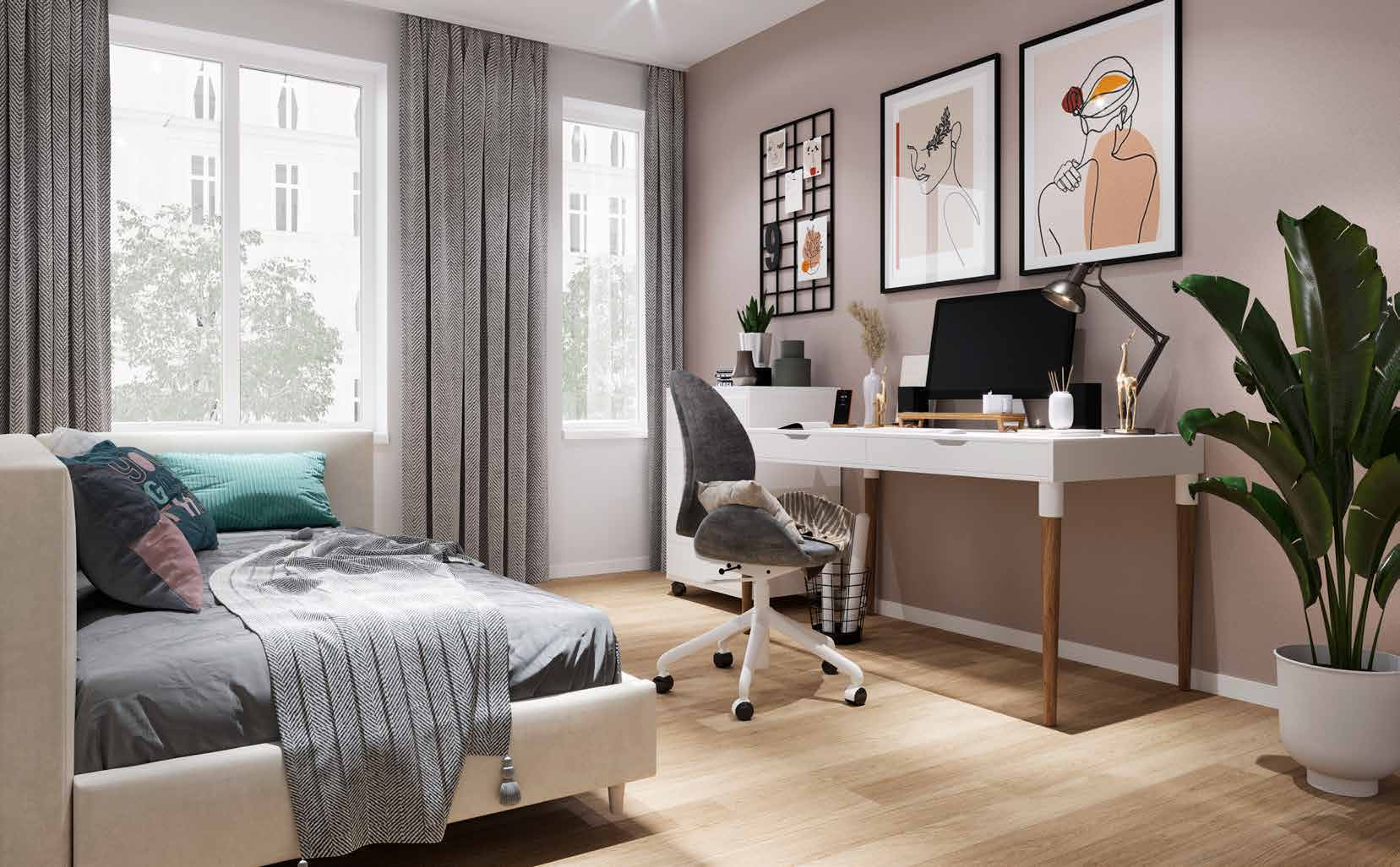 Arbeits- & Gästezimmer
